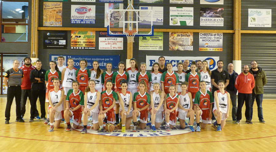 Las selecciones navarras cadetes se desplazaron a la Aquitania francesa